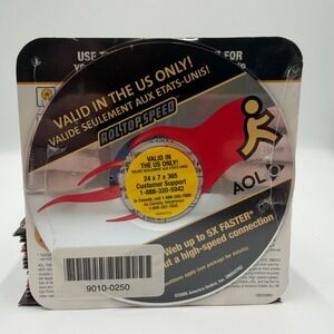 AOL Top Speed 3-Month Trial Membership CD-ROM Vintage 2005 Sealed New Old Stock